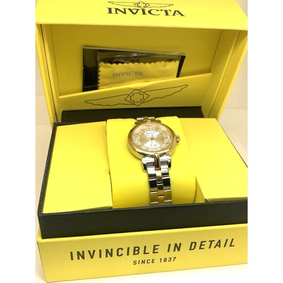 Invicta Women's Watch 29147 Angel 34mm Two Tone Stainless Steel Quartz - Picture 3 of 15